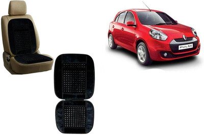 HANSHIKA ENTERPRISES Wooden Bead, Velvet Seating Pad For  Renault Pulse(Car, Home and Office Black)