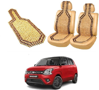 ROSHNEER ENTERPRISES Wooden Bead Seating Pad For  Maruti WagonR(WAGONR 2019-2024 Beige)