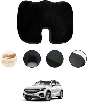 monolive Foam Seating Pad For  Volkswagen Touareg(Car, Office, Travel Black)
