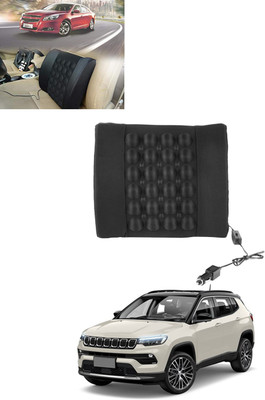 MSNP Cushion Seating Pad For  Jeep Compass(Car, Home, Office Black)