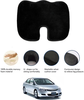 MATIES Cushion Seating Pad For  Honda Civic(All Vehicle, Wheel Chair, Office, Travel, Home, Study Table Black)