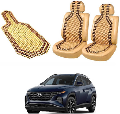 ROSHNEER ENTERPRISES Wooden Bead Seating Pad For  HYUNDAI Tucson(TUCSON 2023 Beige)