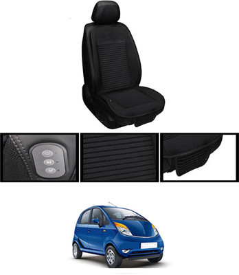 RKPSP Leather Seating Pad For  Tata Nano(Front, Back Black)