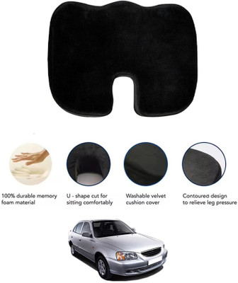 MATIES Cushion Seating Pad For  HYUNDAI Accent(NA Black)