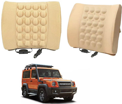 MATIES Nylon Seating Pad For  Force Universal For Car(BackRest for Cars, Trucks,Van,Home,Office Beige)