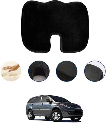 monolive Foam Seating Pad For  Tata Aria(Car, Office, Travel Black)
