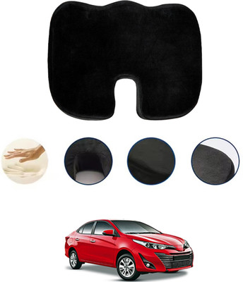 monolive Foam Seating Pad For  Toyota Universal For Car(Car, Office, Travel Black)