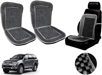 AUTO PEARL Polyester, Cotton Seating Pad For  Mitsubishi Pajero Sport(Front Seats Grey)