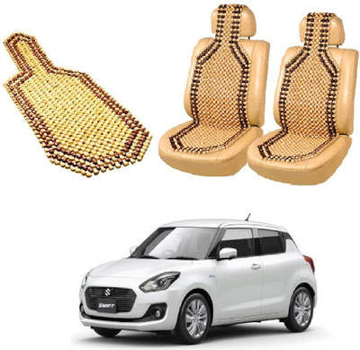 ROSHNEER ENTERPRISES Wooden Bead Seating Pad For  Maruti Swift(SWIFT NEW Beige)