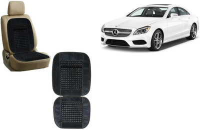 HANSHIKA ENTERPRISES Wooden Bead, Velvet Seating Pad For  Mercedes Benz CLS-Class(Car, Home and Office Grey)