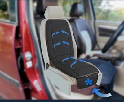 Comfiride Nylon, Fiber, Cushion, Foam Seating Pad For  Universal For Car 800(Universal Black)