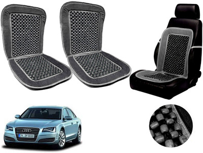 AUTO PEARL Polyester, Cotton Seating Pad For  Audi A8(Front Seats Grey)