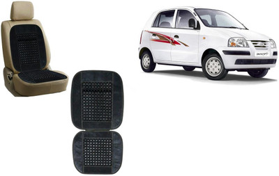 HANSHIKA ENTERPRISES Wooden Bead, Velvet Seating Pad For  Hyundai Santro Xing(Car, Home and Office Grey)