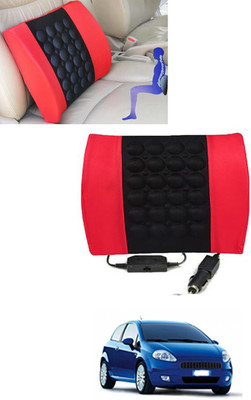MSNP Cushion Seating Pad For  Fiat Grand Punto(Car, Home, Office Red, Black)