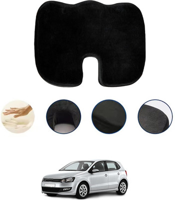 monolive Foam Seating Pad For  Volkswagen Polo(Car, Office, Travel Black)