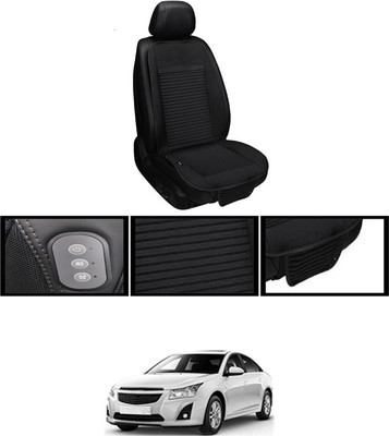 RKPSP Leather Seating Pad For  Chevrolet Cruze(Front, Back Black)