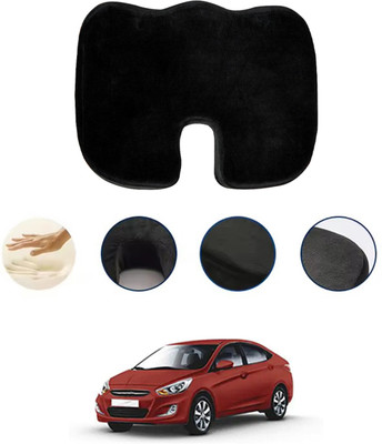 monolive Foam Seating Pad For  HYUNDAI Verna(Car, Office, Travel Black)
