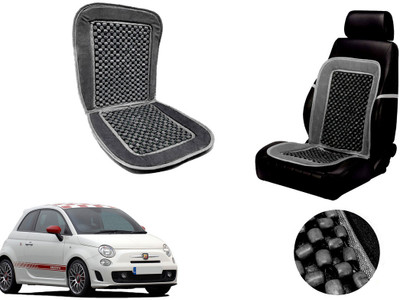 AUTO PEARL Polyester, Cotton Seating Pad For  Fiat 500 Abarth(Front Seats Grey)