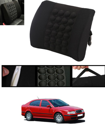 MATIES Nylon Seating Pad For  Skoda Octavia(Car, Bus, Home, Office Black)