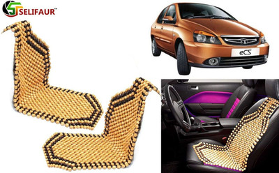 HANSHIKA ENTERPRISES Wooden Bead, Nylon Seating Pad For  Tata Indigo CS(Front Seats, Back Seats, Office Chair Beige)