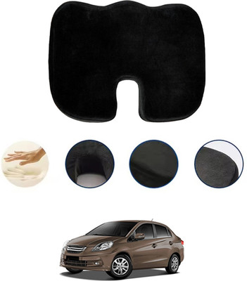 monolive Foam Seating Pad For  Honda Amaze(Car, Office, Travel Black)