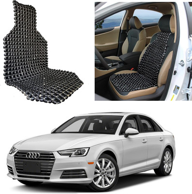 Oshotto Wooden Bead Seating Pad For  Audi A4(Front Seats Black)