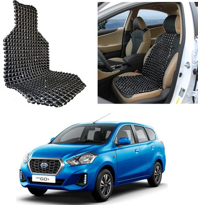 Oshotto Wooden Bead Seating Pad For  Datsun Go+(Front Seats Black)