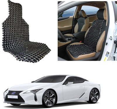 Oshotto Wooden Bead Seating Pad For  Lexus LS 500h Luxury Petrol(Front Seats Black)
