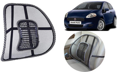 HANSHIKA ENTERPRISES Polyester, Nylon Seating Pad For  Fiat Grand Punto(Front Seats, Back Seat, Home, Office Black, Grey)