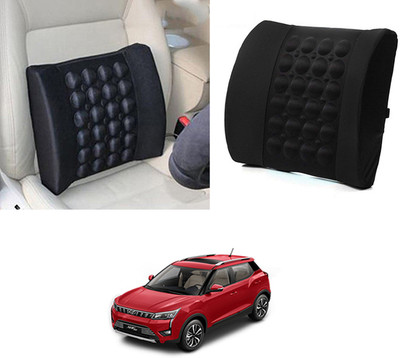 MATIES Nylon Seating Pad For  MAHINDRA Universal For Car(BackRest for Cars, Trucks,Van,Home,Office Black)