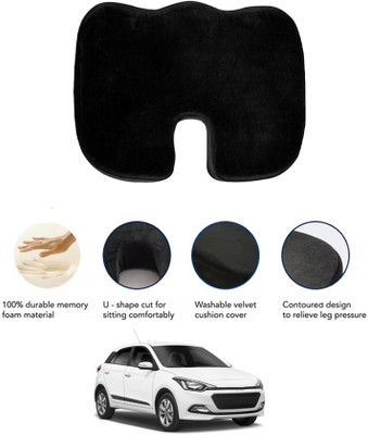 MATIES Cushion Seating Pad For  HYUNDAI Elite i20(All Vehicle, Wheel Chair, Office, Travel, Home, Study Table Black)