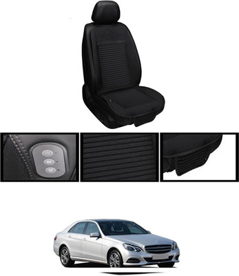 RKPSP Leather Seating Pad For  Mercedes Benz E250(Front, Back Black)