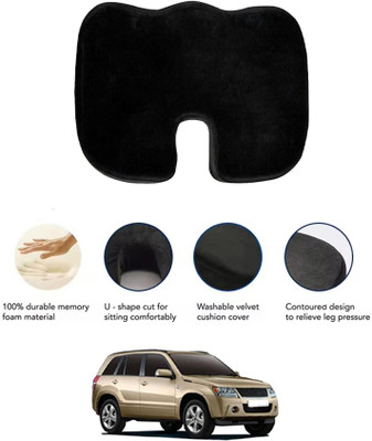MATIES Cushion Seating Pad For  Maruti Suzuki Grand Vitara(All Vehicle, Wheel Chair, Office, Travel, Home, Study Table Black)