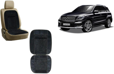 HANSHIKA ENTERPRISES Wooden Bead, Velvet Seating Pad For  Mercedes Benz M-Class(Car, Home and Office Grey)