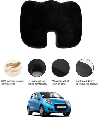 MATIES Cushion Seating Pad For  Maruti Suzuki A-Star(All Vehicle, Wheel Chair, Office, Travel, Home, Study Table Black)
