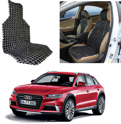 Oshotto Wooden Bead Seating Pad For  Audi(Front Seats Black)