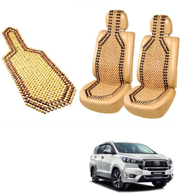 ROSHNEER ENTERPRISES Wooden Bead Seating Pad For  Toyota 1 Series(CRYSTA 2023 Beige)