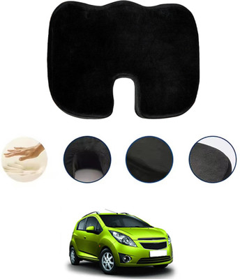 monolive Foam Seating Pad For  Chevrolet Beat(Car, Office, Travel Black)