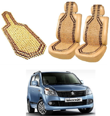 ROSHNEER ENTERPRISES Wooden Bead Seating Pad For  Maruti WagonR(WAGONR 2010-2018 Beige)