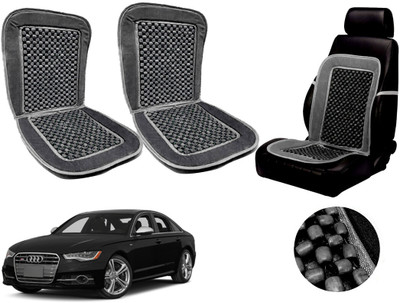 AUTO PEARL Polyester, Cotton Seating Pad For  Audi S6(Front Seats Grey)