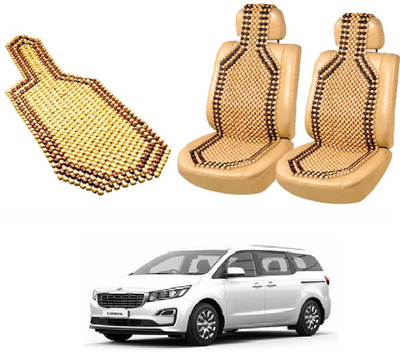 ROSHNEER ENTERPRISES Wooden Bead Seating Pad For  Kia Carnival Limousine Diesel(CARNIVAL Beige)