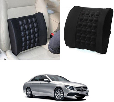MATIES Nylon Seating Pad For  Mercedes Benz E220(BackRest for Cars, Trucks,Van,Home,Office Black)