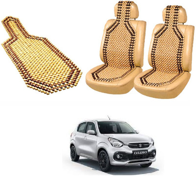 ROSHNEER ENTERPRISES Wooden Bead Seating Pad For  Maruti Celerio(CELERIO NEW Beige)