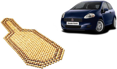 HANSHIKA ENTERPRISES Wooden Bead Seating Pad For  Fiat Grand Punto(Car, Home and Office Yellow, Brown)
