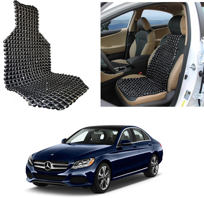 Oshotto Wooden Bead Seating Pad For  Mercedes Benz C-Class(Front Seats Black)