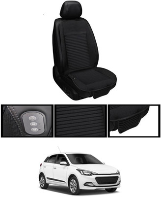 MSNP Leather Seating Pad For  Honda Universal For Car(Front seats, Black Seat Black)