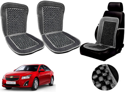 AUTO PEARL Polyester, Cotton Seating Pad For  Chevrolet Cruze(Front Seats Grey)