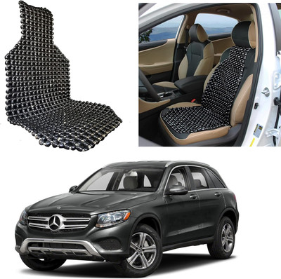 Oshotto Wooden Bead Seating Pad For  Mercedes Benz GLC 200 Petrol(Front Seats Black)