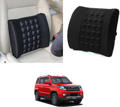 MATIES Nylon Seating Pad For  MAHINDRA TUV 300(BackRest for Cars, Trucks,Van,Home,Office Black)