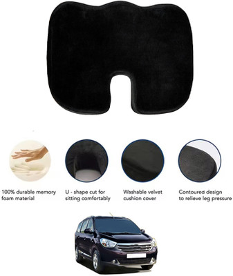 MATIES Cushion Seating Pad For  Renault Lodgy(All Vehicle, Wheel Chair, Office, Travel, Home, Study Table Black)